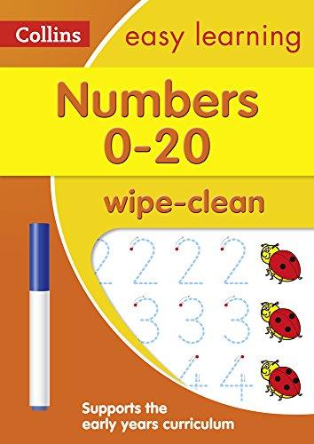 Numbers 0-20 Age 3-5 Wipe Clean Activity Book (Collins Easy Learning Preschool)