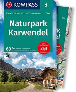 KOMPASS Wanderführer Naturpark Karwendel: Wanderführer mit Extra-Tourenkarte 1:35.000, 60 Touren, GPX-Daten zum Download.