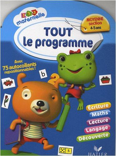 Tout le programme, moyenne section 4-5 ans