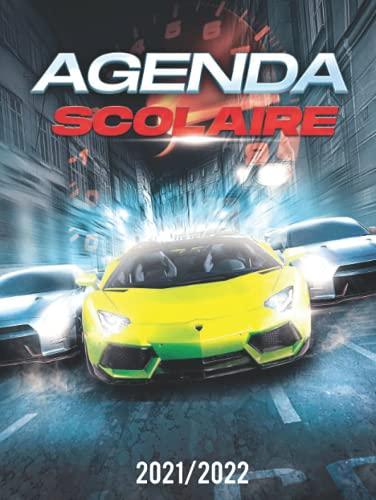 agenda scolaire 2021 2022: Voiture | College primaire | Journalier | Garcon