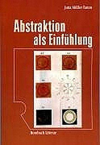 Abstraktion als Einfühlung (Rombach Litterae)