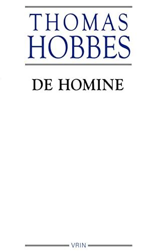 De homine : elementorum philosophiae sectio secunda