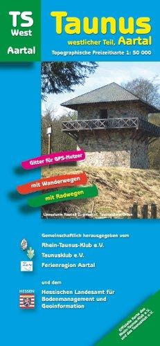 "Topographische Freizeitkarten 1:50000 Hessen. Sonderblattschnitte auf der Grundlage der Topographischen Karte 1:50000 (Freizeitregionen); mit ... und Radwanderwegen, Gitter für GPS-Nutzer