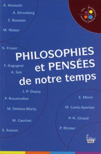 Philosophies et pensées de notre temps