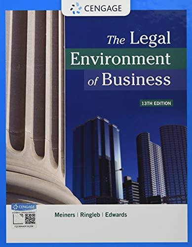 The Legal Environment of Business