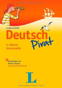 Deutschpirat 4. Klasse Grammatik - Buch und Lösungsheft