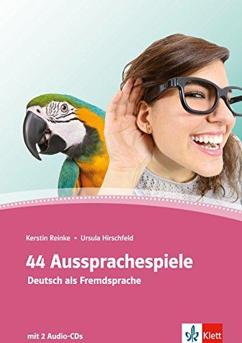 44 Aussprachespiele: Deutsch als Fremdsprache mit 2 Audio-CDs. Buch + 2 Audio-CDs + Online-Angebot