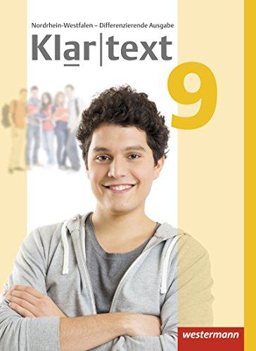 Klartext - Differenzierende Ausgabe 2014 für Nordrhein-Westfalen: Schülerband 9