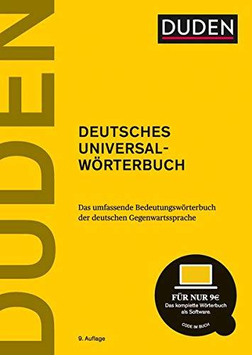 Duden – Deutsches Universalwörterbuch: Das umfassende Bedeutungswörterbuch der deutschen Gegenwartssprache