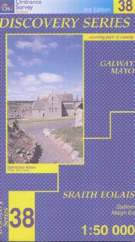 Irish Discovery Series 38. Galway, Mayo (S and Cent) 1 : 50 000