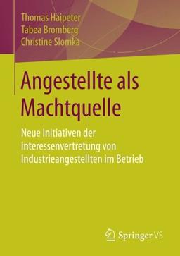 Angestellte als Machtquelle: Neue Initiativen der Interessenvertretung von Industrieangestellten im Betrieb