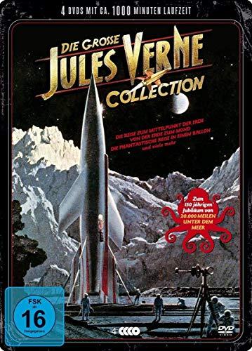 Die grosse Jules Verne Collection 20.000 Meilen unter dem Meer - 12 Filme auf 4 DVDs - Steelbox