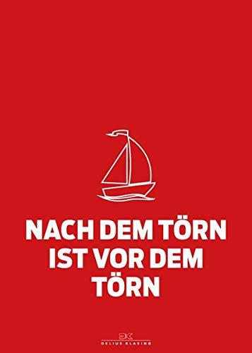 Maritimes Notizbuch (rot) - Spruch: Nach dem Törn ist vor dem Törn