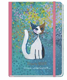 Rosina Wachtmeister Journal A5 Taschenkalender 2023 mit Punkteraster, Gummiband, Lesebändchen, Einstecktasche - Kalenderbuch - Terminkalender - 224 Seiten- 15,2 x 21,5 cm