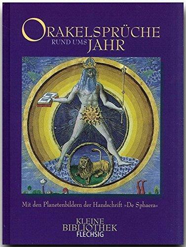 Kleine Bibliothek - ORAKELSPRÜCHE RUND UMS JAHR - Ein kleines, bibliophiles Büchlein mit zahlreichen Abbildungen von FLECHSIG