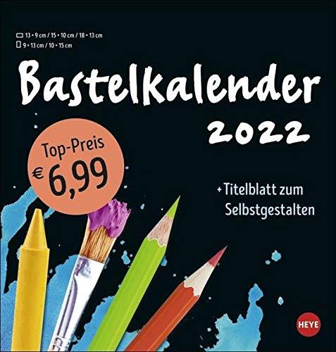 Bastelkalender schwarz mittel