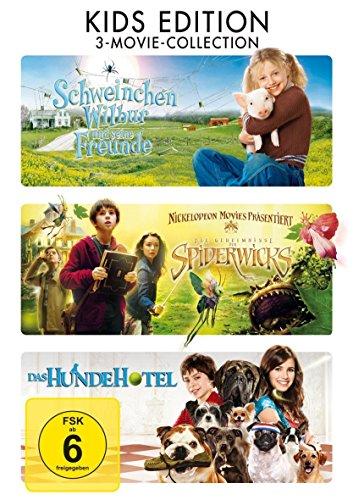 Schweinchen Wilbur und seine Freunde - Die Geheimnisse der Spiderwicks - Das Hundehotel - 3DVD Kinderset