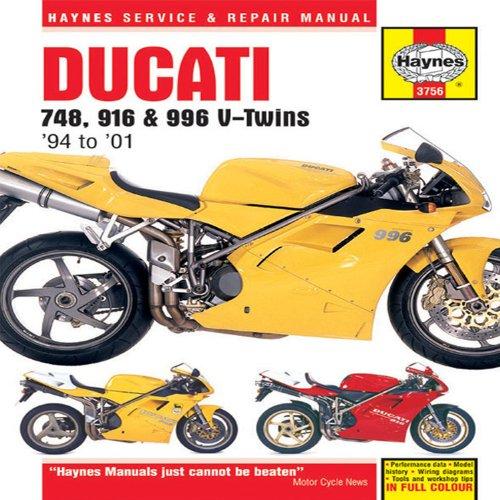 Ducati 748, 916 & 996 V-Twins 1994 to 2001 (Haynes Manuals)