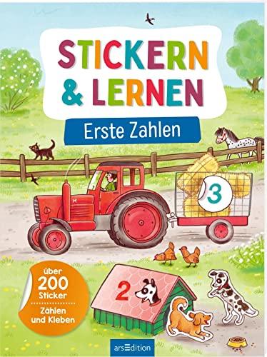 Stickern & Lernen – Erste Zahlen: Über 200 Sticker – Zählen und Kleben | Pädagogisch wertvoller Stickerspaß ab 5 Jahren