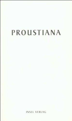 Proustiana. Mitteilungsblatt der Marcel Proust Gesellschaft: Proustiana XXII: Mitteilungen der Marcel Proust Gesellschaft: XXII