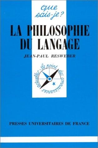 La Philosophie du langage