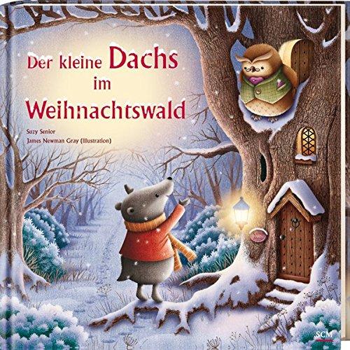 Der kleine Dachs im Weihnachtswald