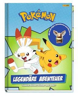 Pokémon: Legendäre Abenteuer: Comics, Rätsel, Sticker und mehr! - Mit Evoli-Figur, Schablonen und Stickern