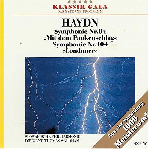 Haydn - Syphonie Nr.94 "Mit dem Paukenschlag", Symphonie Nr.104 "Londoner"