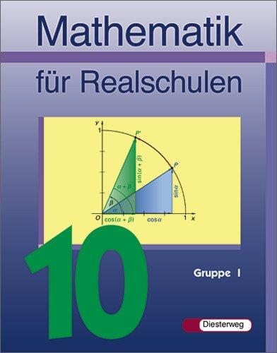 Mathematik für Realschulen - Neubearbeitung: Mathematik für Realschulen - Ausgabe 2001: Schülerband 10 Wahlpflichtfächergruppe I