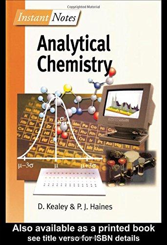 BIOS Instant Notes in Analytical Chemistry