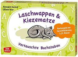 Laschwappen und Kiezematze. Vertauschte Buchstaben: Kartenspiel zur Sprachförderung 1./2. Klasse. Wahrnehmung und Konzentration trainieren. Ideal für ... Spiel (Lernspiele für Grundschüler)