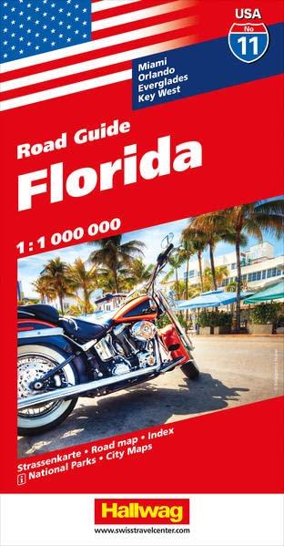 Florida Nr. 11 USA Road Guide 1:1 Mio. (Hallwag Strassenkarten)