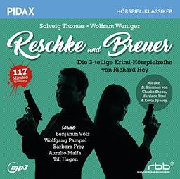 Reschke und Breuer / Die komplette 3-teilige Krimi-Hörspielreihe von Richard Hey (Pidax Hörspiel-Klassiker)