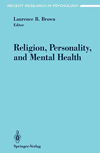 Religion, Personality, and Mental Health (Recent Research in Psychology)