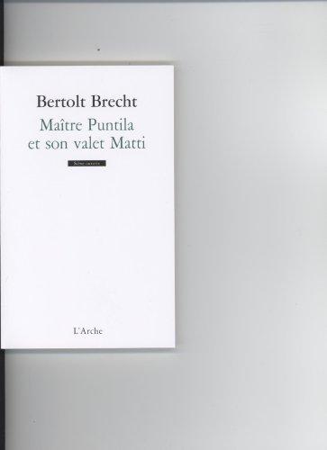 Maître Puntila et son valet Matti