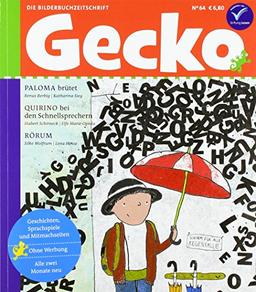 Gecko Kinderzeitschrift Band 64: Die Bilderbuchzeitschrift