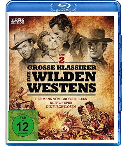 Große Klassiker des Wilden Westens 2 - Der Mann vom großen Fluss, Blutige Spur, Die Furchtlosen [Blu-ray]