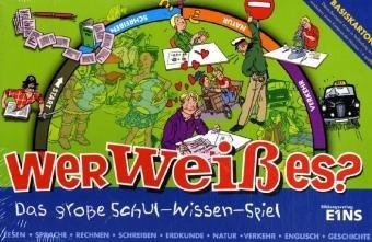 Wer weiß es? Das große Schul-Wissen-Spiel (Basiskarton) mit Kartensatz 1