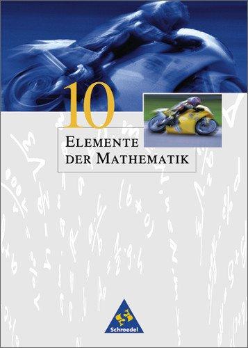 Elemente der Mathematik - Ausgabe 2001 für die Sekundarstufe I: Elemente der Mathematik SI - Allgemeine Ausgabe 2001: Schülerband 10: Gymnasium