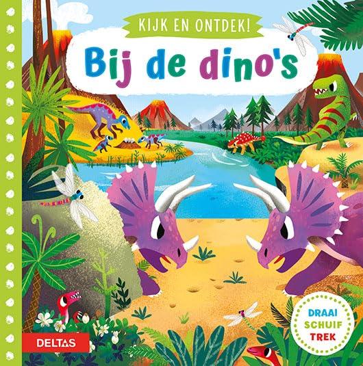 Bij de dino´s: Draai - schuif - trek (Kijk en ontdek!)