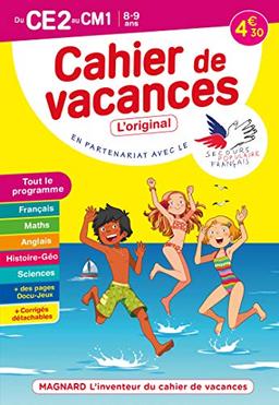 Cahier de vacances du CE2 au CM1, 8-9 ans : tout le programme