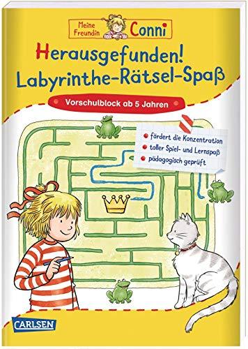 Conni Gelbe Reihe: Herausgefunden! Labyrinthe-Rätsel-Spaß: Vorschulblock ab 5 Jahren