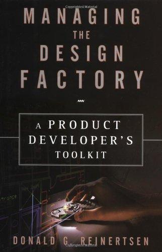 Managing the Design Factory: A Product Developers Tool Kit