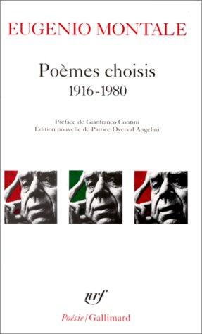 Poèmes choisis : 1916-1980