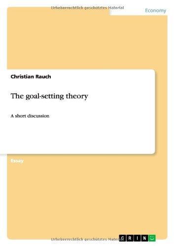 The goal-setting theory: A short discussion