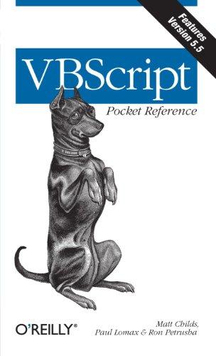 VBScript Pocket Reference