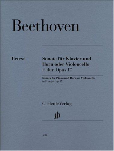 Sonate F-Dur op. 17 für Horn oder Violoncello und Klavier