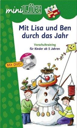 miniLÜK-Sets: miniLÜK-Set Mit Lisa und Ben durch das Jahr: Vorschultraining für Kinder ab 5 Jahren