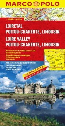 Frankreich. 1:300000: MARCO POLO Karte Loiretal, Poitou-Charente, Limousin: TEIL 4