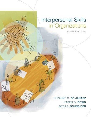 Interpersonal Skills In Organizations